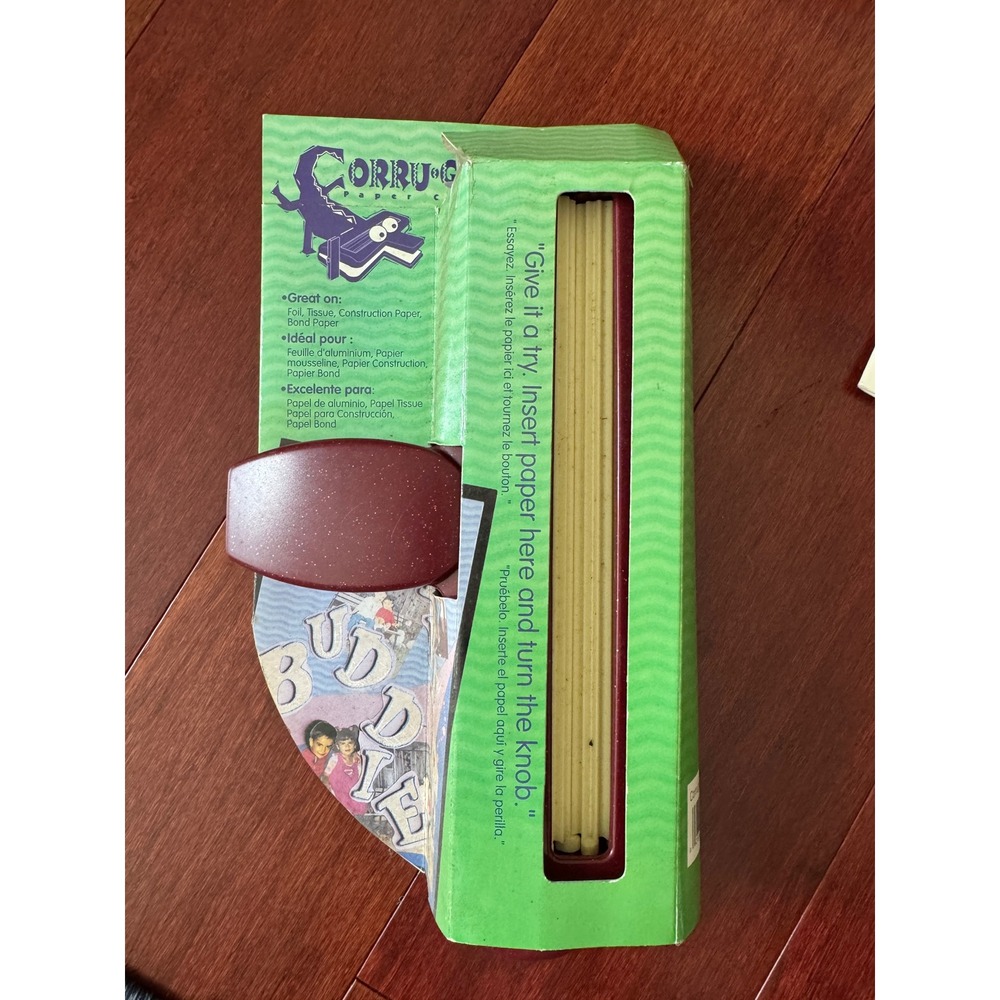 Uchida Corru-Gator Paper Crimper Tool 8.5 Inch Wide Roller Scrapbooking Crafting